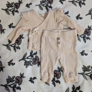 Snug Waffle Knit Baby Matching Set